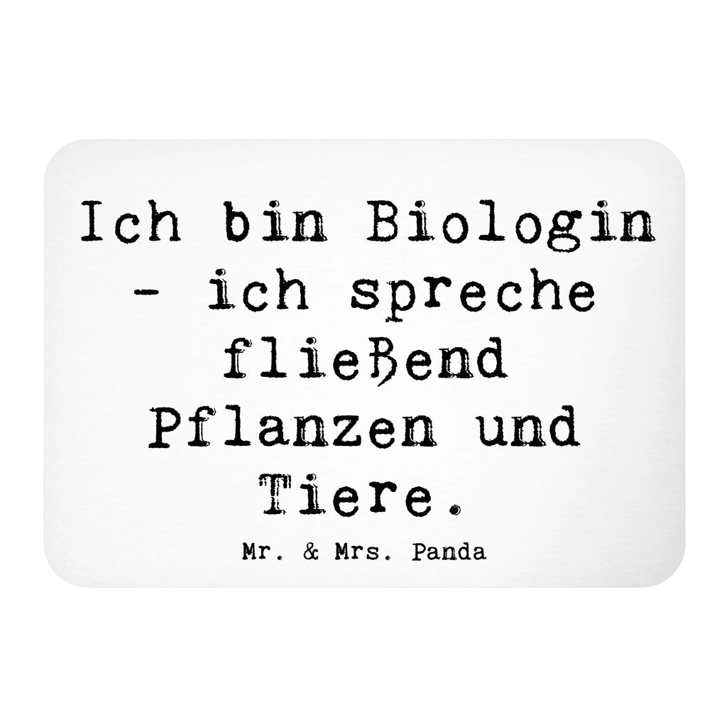 Magnet Saying Ich bin Biologin - ich spreche fließend Pflanzen und Tiere. Souvenir Magnet, Pinnwandmagnet, Kühlschrankmagnet, Notiz Magnet, Whiteboard Magnet, Dekomagnet, Kühlschrank Dekoration, Motivmagnete, Beruf, Ausbildung, Jubiläum, Abschied, Rente, Kollege, Kollegin, Geschenk, Schenken, Arbeitskollege, Mitarbeiter, Firma, Danke, Dankeschön