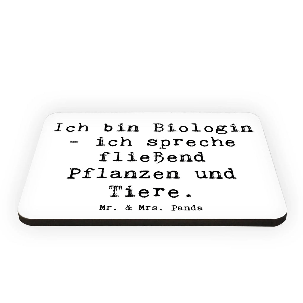 Magnet Saying Ich bin Biologin - ich spreche fließend Pflanzen und Tiere. Souvenir Magnet, Pinnwandmagnet, Kühlschrankmagnet, Notiz Magnet, Whiteboard Magnet, Dekomagnet, Kühlschrank Dekoration, Motivmagnete, Beruf, Ausbildung, Jubiläum, Abschied, Rente, Kollege, Kollegin, Geschenk, Schenken, Arbeitskollege, Mitarbeiter, Firma, Danke, Dankeschön