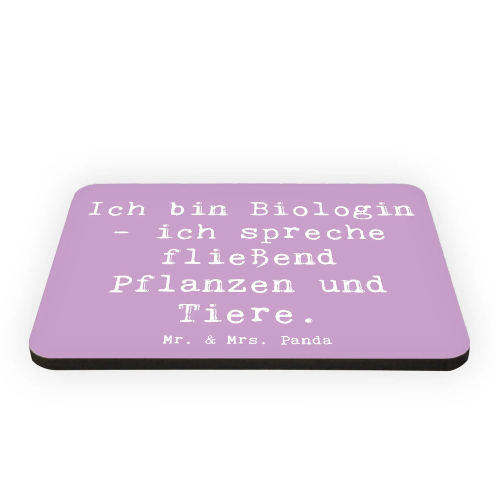 Magnet Saying Ich bin Biologin - ich spreche fließend Pflanzen und Tiere. Souvenir Magnet, Pinnwandmagnet, Kühlschrankmagnet, Notiz Magnet, Whiteboard Magnet, Dekomagnet, Kühlschrank Dekoration, Motivmagnete, Beruf, Ausbildung, Jubiläum, Abschied, Rente, Kollege, Kollegin, Geschenk, Schenken, Arbeitskollege, Mitarbeiter, Firma, Danke, Dankeschön
