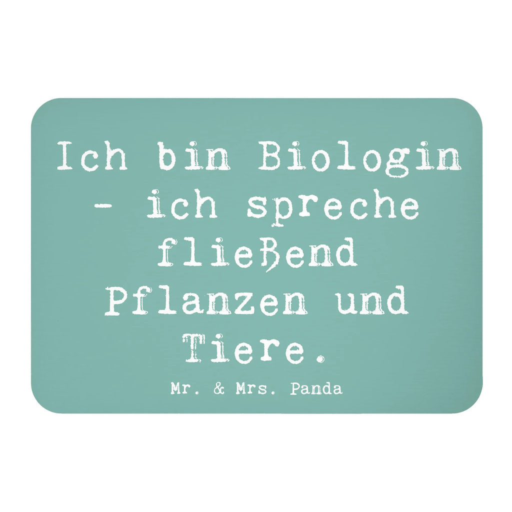 Magnet Saying Ich bin Biologin - ich spreche fließend Pflanzen und Tiere. Souvenir Magnet, Pinnwandmagnet, Kühlschrankmagnet, Notiz Magnet, Whiteboard Magnet, Dekomagnet, Kühlschrank Dekoration, Motivmagnete, Beruf, Ausbildung, Jubiläum, Abschied, Rente, Kollege, Kollegin, Geschenk, Schenken, Arbeitskollege, Mitarbeiter, Firma, Danke, Dankeschön
