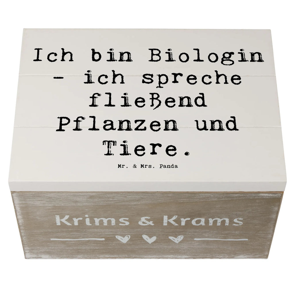 Holzkiste Spruch Sprechende Biologin Aufbewahrungsbox, Geschenkbox, XXL, Kiste, Dekokiste, Geschenkdose, Holzkiste, Erinnerungskiste, Truhe, Erinnerungsbox, Schatzkiste, Schatulle, Beruf, Ausbildung, Jubiläum, Abschied, Rente, Kollege, Kollegin, Geschenk, Schenken, Arbeitskollege, Mitarbeiter, Firma, Danke, Dankeschön