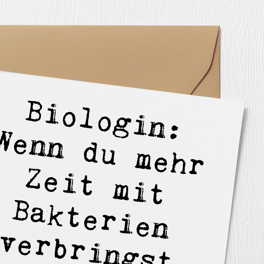 Deluxe Karte Spruch Biologin Bakterienliebe Grußkarte, Hochwertige Grußkarte, Hochzeitskarte, Einladungskarte, Klappkarte, Karte, Hochwertige Klappkarte, Geburtstagskarte, Glückwunschkarte, Beruf, Ausbildung, Jubiläum, Abschied, Rente, Kollege, Kollegin, Geschenk, Schenken, Arbeitskollege, Mitarbeiter, Firma, Danke, Dankeschön