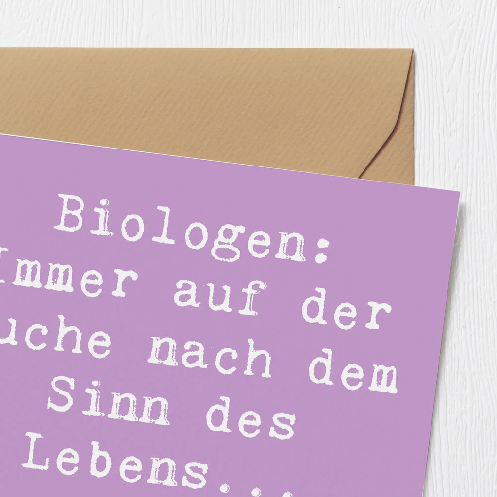 Deluxe Karte Spruch Biologin Mikroskop Karte, Einladungskarte, Klappkarte, Grußkarte, Hochzeitskarte, Glückwunschkarte, Hochwertige Grußkarte, Geburtstagskarte, Hochwertige Klappkarte, Beruf, Ausbildung, Jubiläum, Abschied, Rente, Kollege, Kollegin, Geschenk, Schenken, Arbeitskollege, Mitarbeiter, Firma, Danke, Dankeschön