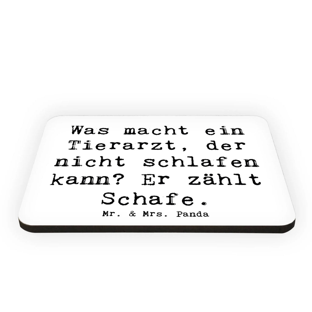 Magnet Saying Was macht ein Tierarzt, der nicht schlafen kann? Er zählt Schafe. Dekomagnet, Notiz Magnet, Kühlschrankmagnet, Souvenir Magnet, Pinnwandmagnet, Motivmagnete, Whiteboard Magnet, Kühlschrank Dekoration, Beruf, Ausbildung, Jubiläum, Abschied, Rente, Kollege, Kollegin, Geschenk, Schenken, Arbeitskollege, Mitarbeiter, Firma, Danke, Dankeschön