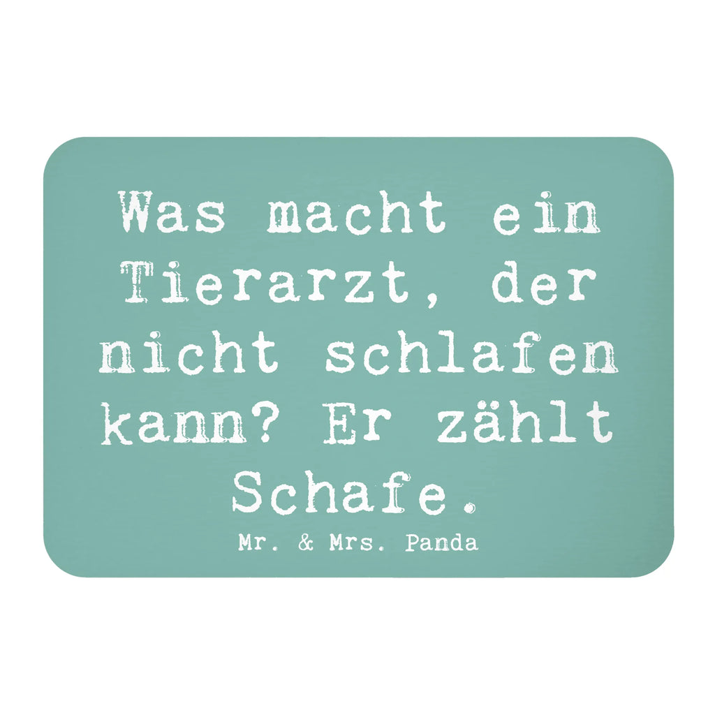 Magnet Saying Was macht ein Tierarzt, der nicht schlafen kann? Er zählt Schafe. Dekomagnet, Notiz Magnet, Kühlschrankmagnet, Souvenir Magnet, Pinnwandmagnet, Motivmagnete, Whiteboard Magnet, Kühlschrank Dekoration, Beruf, Ausbildung, Jubiläum, Abschied, Rente, Kollege, Kollegin, Geschenk, Schenken, Arbeitskollege, Mitarbeiter, Firma, Danke, Dankeschön