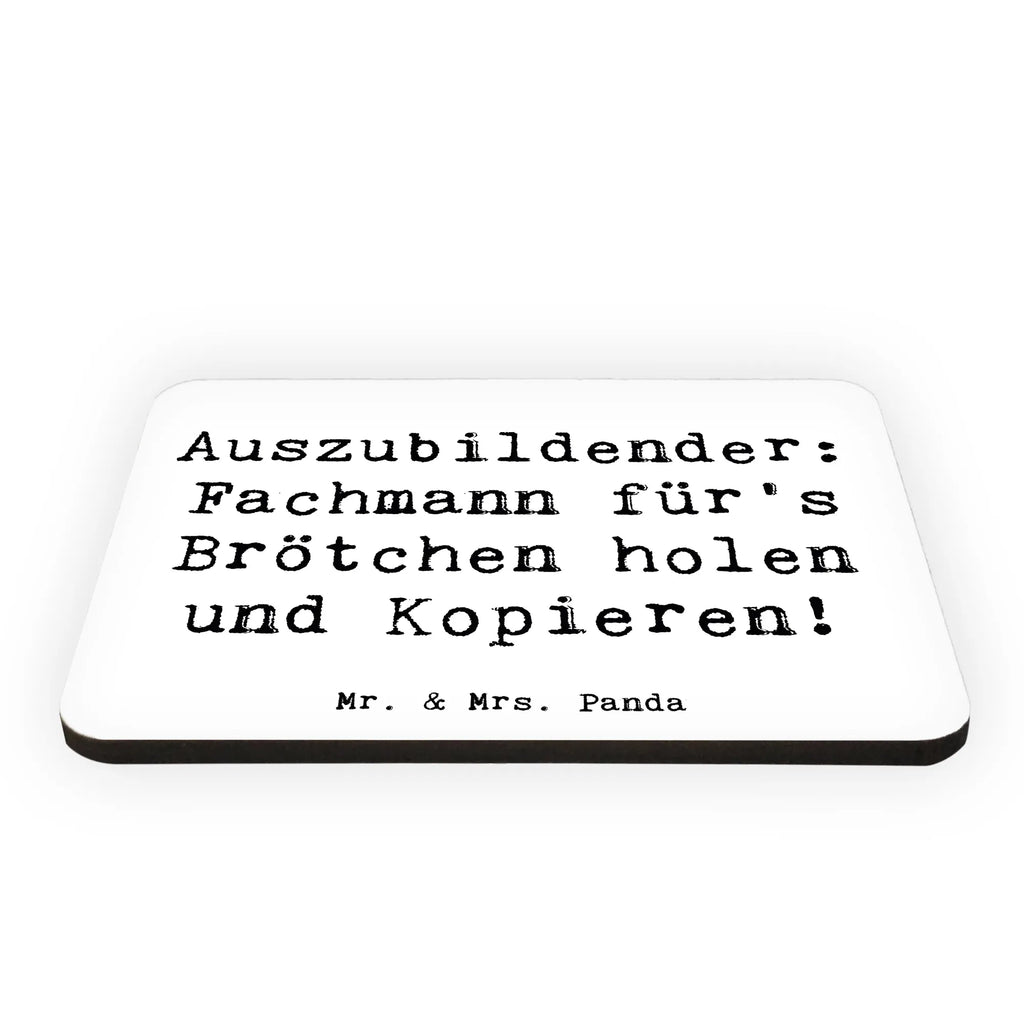 Magnet Saying Auszubildender: Fachmann für's Brötchen holen und Kopieren! Whiteboard Magnet, Pinnwandmagnet, Dekomagnet, Notiz Magnet, Kühlschrankmagnet, Souvenir Magnet, Kühlschrank Dekoration, Motivmagnete, Beruf, Ausbildung, Jubiläum, Abschied, Rente, Kollege, Kollegin, Geschenk, Schenken, Arbeitskollege, Mitarbeiter, Firma, Danke, Dankeschön