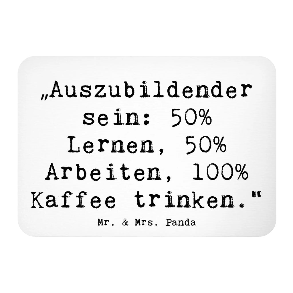 Magnet Saying „Auszubildender sein: 50% Lernen, 50% Arbeiten, 100% Kaffee trinken.“ Motivmagnete, Notiz Magnet, Souvenir Magnet, Dekomagnet, Pinnwandmagnet, Kühlschrankmagnet, Whiteboard Magnet, Kühlschrank Dekoration, Beruf, Ausbildung, Jubiläum, Abschied, Rente, Kollege, Kollegin, Geschenk, Schenken, Arbeitskollege, Mitarbeiter, Firma, Danke, Dankeschön