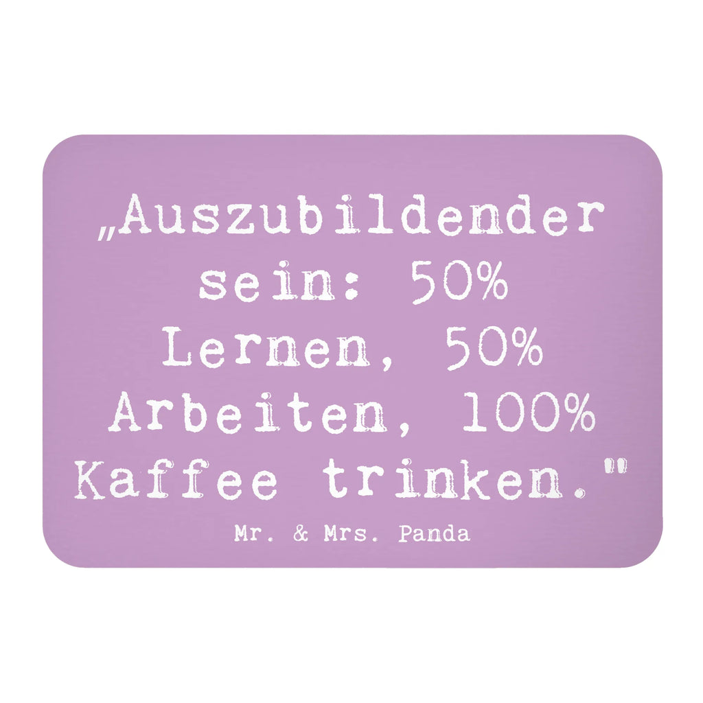 Magnet Saying „Auszubildender sein: 50% Lernen, 50% Arbeiten, 100% Kaffee trinken.“ Motivmagnete, Notiz Magnet, Souvenir Magnet, Dekomagnet, Pinnwandmagnet, Kühlschrankmagnet, Whiteboard Magnet, Kühlschrank Dekoration, Beruf, Ausbildung, Jubiläum, Abschied, Rente, Kollege, Kollegin, Geschenk, Schenken, Arbeitskollege, Mitarbeiter, Firma, Danke, Dankeschön