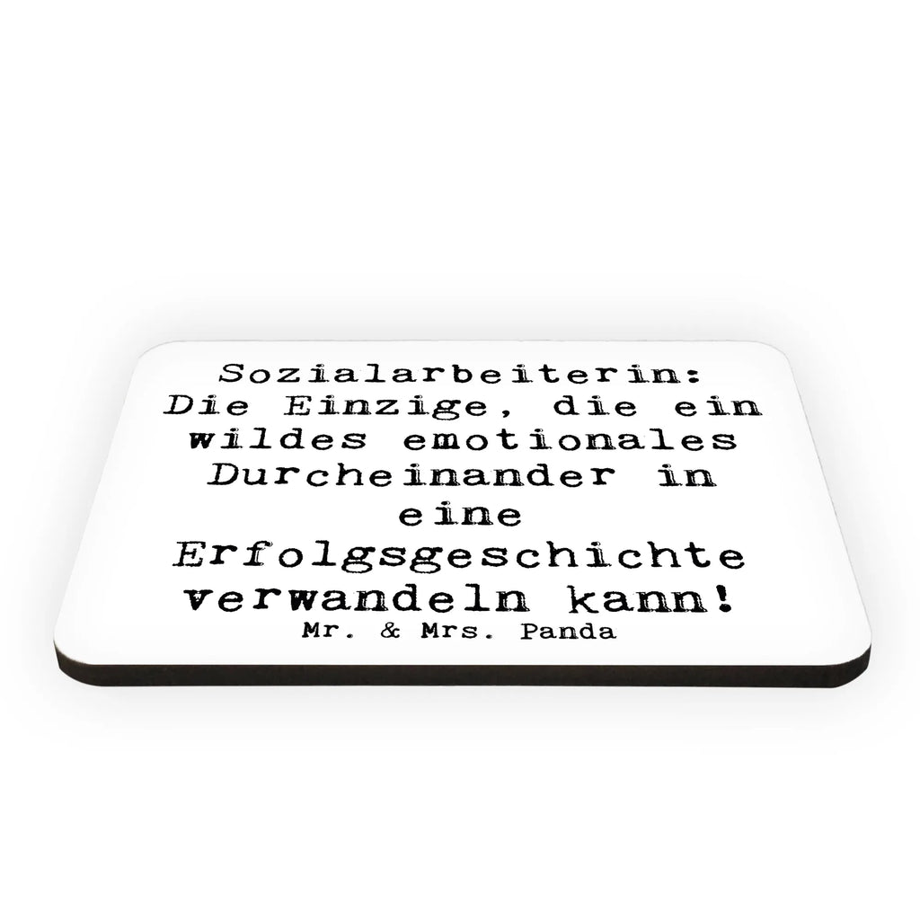 Magnet Saying Sozialarbeiterin: Die Einzige, die ein wildes emotionales Durcheinander in eine Erfolgsgeschichte verwandeln kann! Kühlschrank Dekoration, Dekomagnet, Pinnwandmagnet, Kühlschrankmagnet, Notiz Magnet, Motivmagnete, Souvenir Magnet, Whiteboard Magnet, Beruf, Ausbildung, Jubiläum, Abschied, Rente, Kollege, Kollegin, Geschenk, Schenken, Arbeitskollege, Mitarbeiter, Firma, Danke, Dankeschön