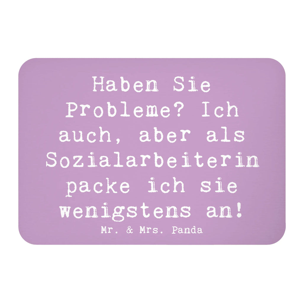 Magnet Saying Haben Sie Probleme? Ich auch, aber als Sozialarbeiterin packe ich sie wenigstens an! Souvenir Magnet, Kühlschrankmagnet, Notiz Magnet, Whiteboard Magnet, Motivmagnete, Kühlschrank Dekoration, Dekomagnet, Pinnwandmagnet, Beruf, Ausbildung, Jubiläum, Abschied, Rente, Kollege, Kollegin, Geschenk, Schenken, Arbeitskollege, Mitarbeiter, Firma, Danke, Dankeschön