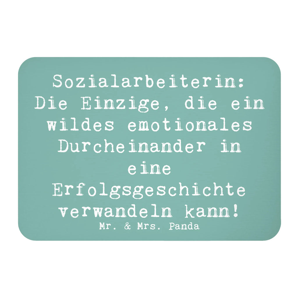 Magnet Saying Sozialarbeiterin: Die Einzige, die ein wildes emotionales Durcheinander in eine Erfolgsgeschichte verwandeln kann! Kühlschrank Dekoration, Dekomagnet, Pinnwandmagnet, Kühlschrankmagnet, Notiz Magnet, Motivmagnete, Souvenir Magnet, Whiteboard Magnet, Beruf, Ausbildung, Jubiläum, Abschied, Rente, Kollege, Kollegin, Geschenk, Schenken, Arbeitskollege, Mitarbeiter, Firma, Danke, Dankeschön