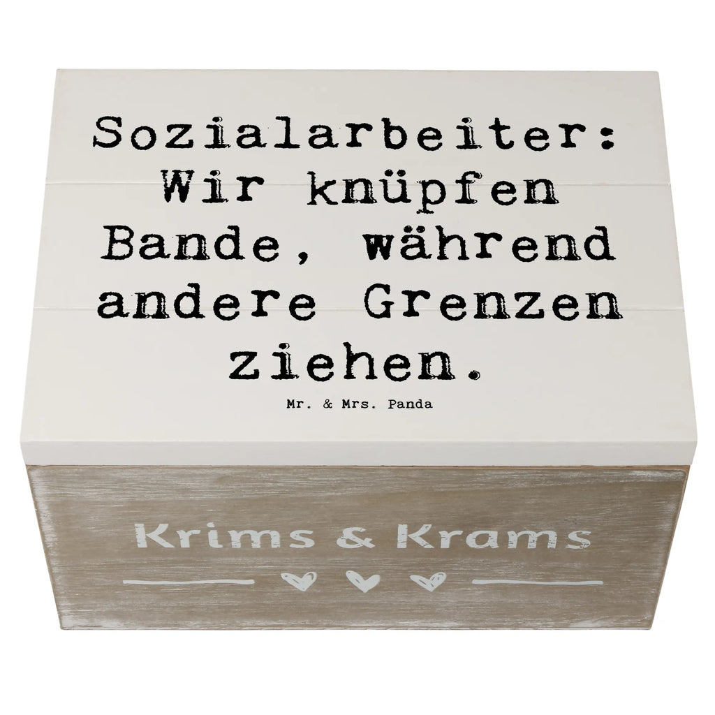 Holzkiste Spruch Sozialarbeiterin Bande knüpfen Erinnerungskiste, XXL, Holzkiste, Erinnerungsbox, Geschenkbox, Truhe, Schatzkiste, Aufbewahrungsbox, Dekokiste, Kiste, Schatulle, Geschenkdose, Beruf, Ausbildung, Jubiläum, Abschied, Rente, Kollege, Kollegin, Geschenk, Schenken, Arbeitskollege, Mitarbeiter, Firma, Danke, Dankeschön