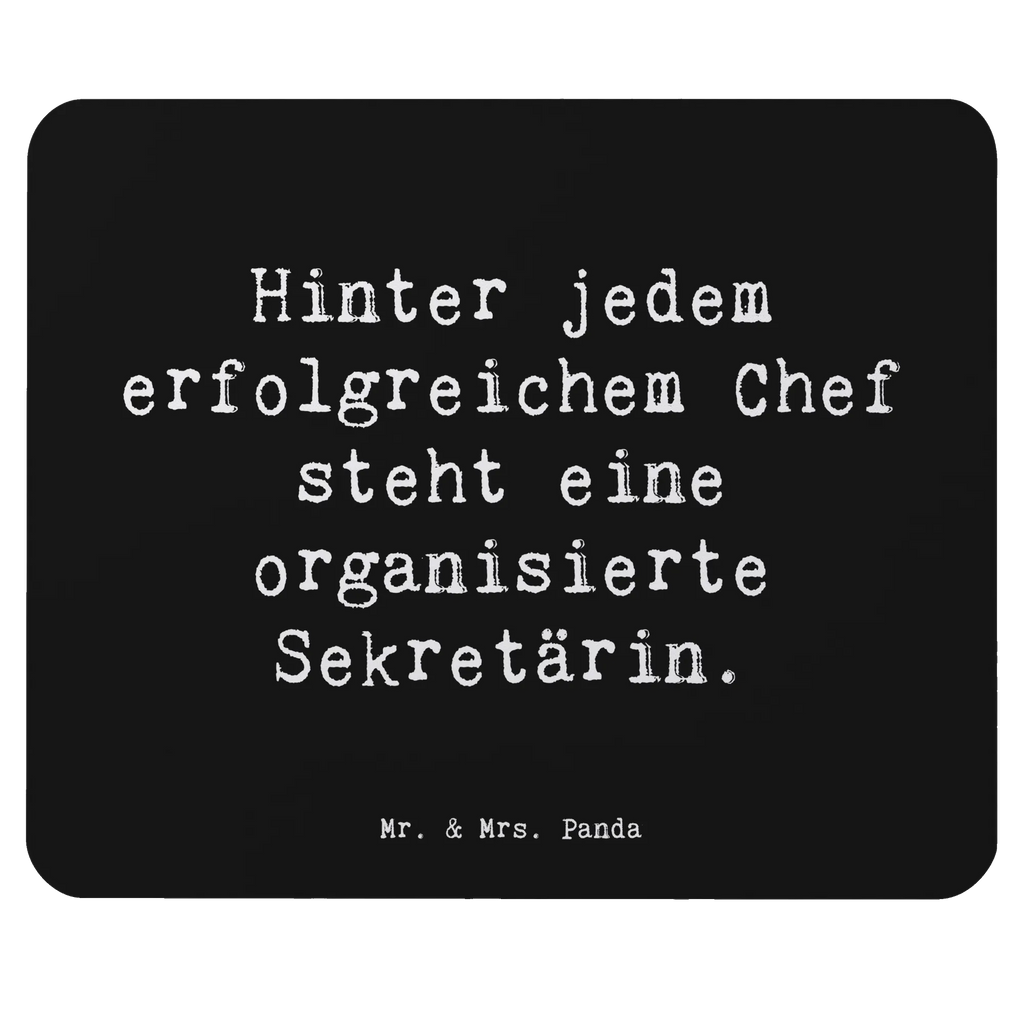 Mouse mat Saying Hinter jedem erfolgreichem Chef steht eine organisierte Sekretärin. Mauspad, Einzigartiges Mauspad, Arbeitszimmer, Mauspad Büro, Mausunterlage, Mousepad, Designer Mauspad, Computer zubehör, PC Zubehör, Büroausstattung, Beruf, Ausbildung, Jubiläum, Abschied, Rente, Kollege, Kollegin, Geschenk, Schenken, Arbeitskollege, Mitarbeiter, Firma, Danke, Dankeschön