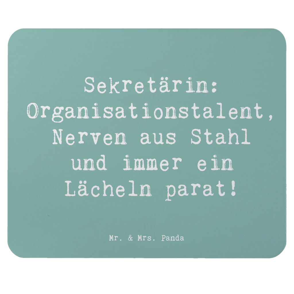 Mouse mat Saying Sekretärin: Organisationstalent, Nerven aus Stahl und immer ein Lächeln parat! Büroausstattung, PC Zubehör, Mousepad, Arbeitszimmer, Mauspad Büro, Designer Mauspad, Computer zubehör, Mauspad, Mausunterlage, Einzigartiges Mauspad, Beruf, Ausbildung, Jubiläum, Abschied, Rente, Kollege, Kollegin, Geschenk, Schenken, Arbeitskollege, Mitarbeiter, Firma, Danke, Dankeschön