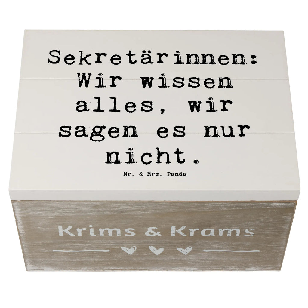 Holzkiste Spruch Sekretärinnen: Wir wissen alles, wir sagen es nur nicht. Holzkiste, Erinnerungsbox, Truhe, Geschenkdose, Geschenkbox, Schatulle, XXL, Aufbewahrungsbox, Kiste, Dekokiste, Schatzkiste, Erinnerungskiste, Beruf, Ausbildung, Jubiläum, Abschied, Rente, Kollege, Kollegin, Geschenk, Schenken, Arbeitskollege, Mitarbeiter, Firma, Danke, Dankeschön