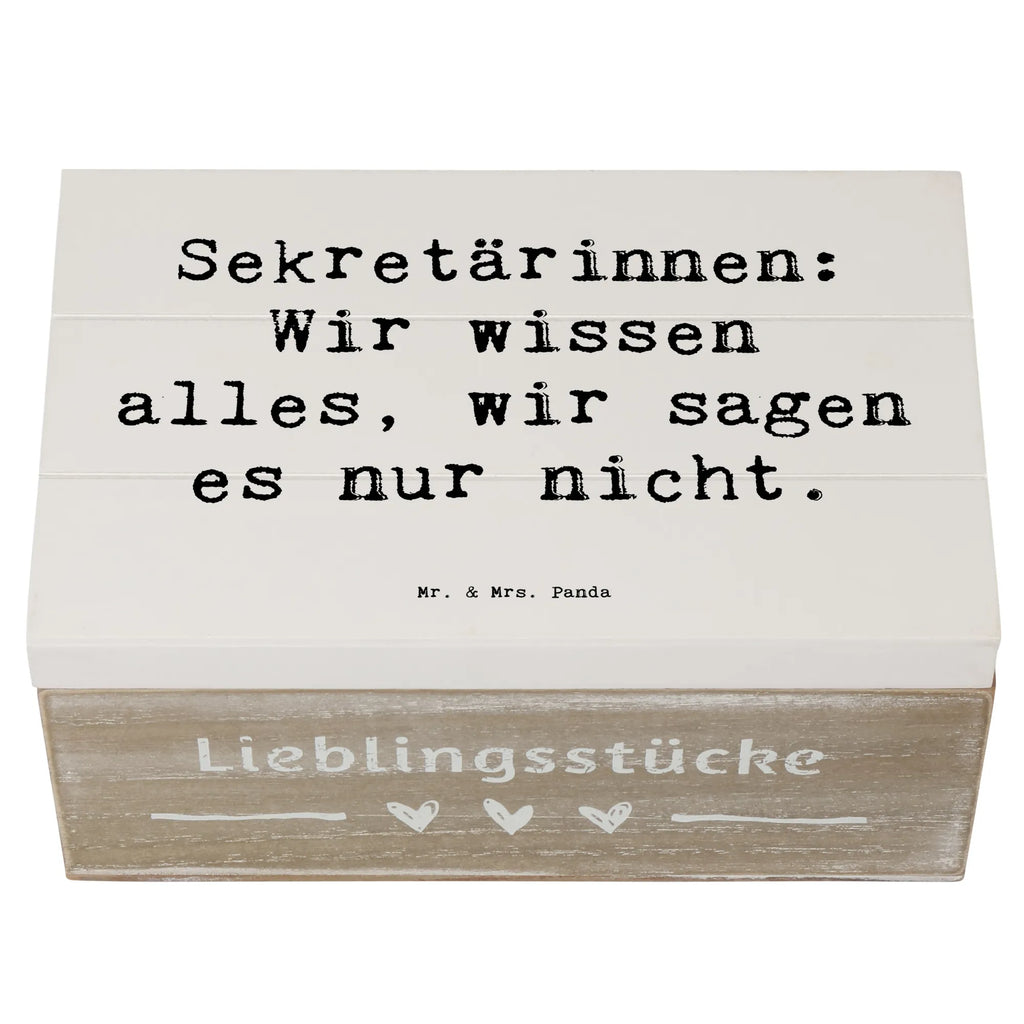 Holzkiste Spruch Sekretärinnen: Wir wissen alles, wir sagen es nur nicht. Holzkiste, Erinnerungsbox, Truhe, Geschenkdose, Geschenkbox, Schatulle, XXL, Aufbewahrungsbox, Kiste, Dekokiste, Schatzkiste, Erinnerungskiste, Beruf, Ausbildung, Jubiläum, Abschied, Rente, Kollege, Kollegin, Geschenk, Schenken, Arbeitskollege, Mitarbeiter, Firma, Danke, Dankeschön