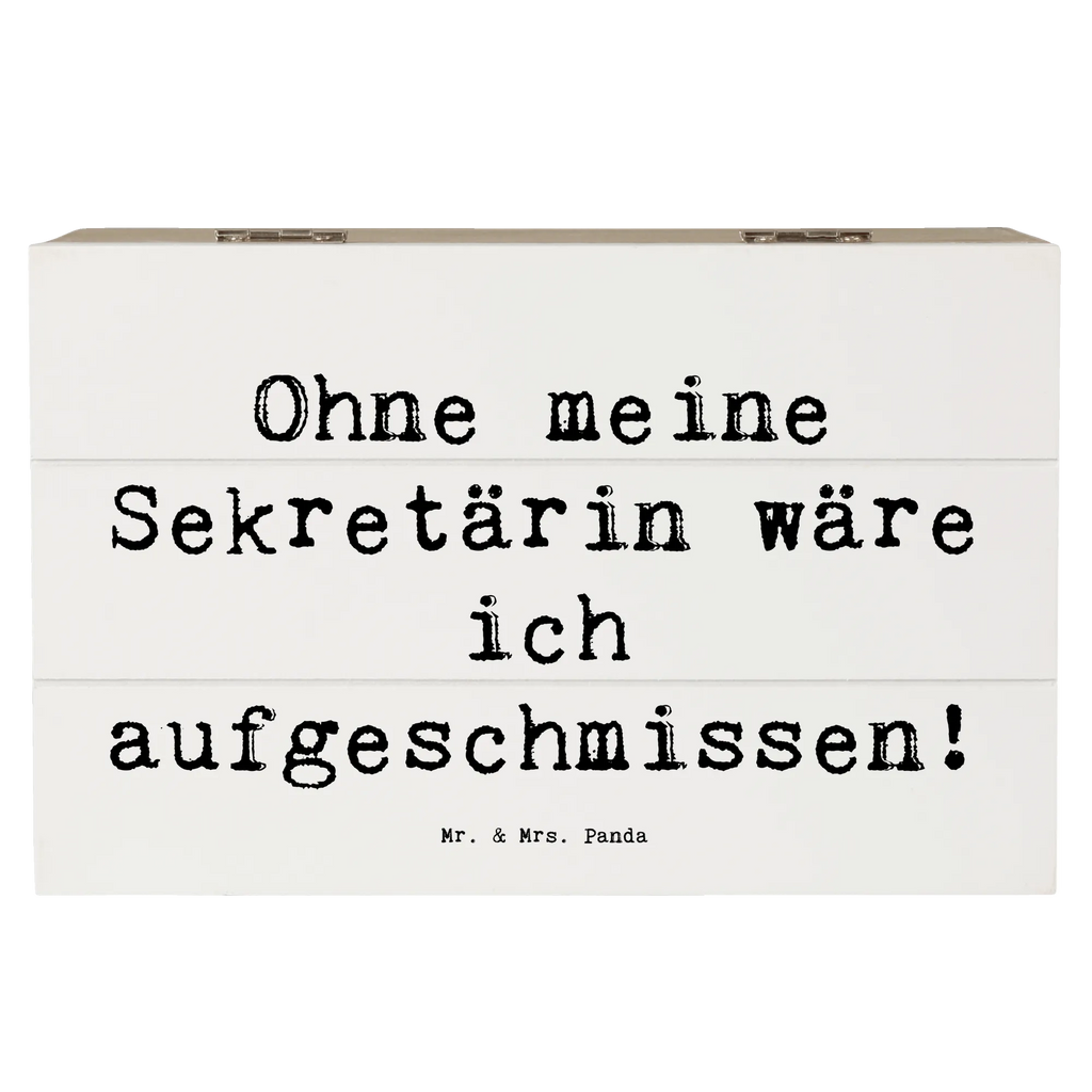 Holzkiste Spruch Ohne meine Sekretärin wäre ich aufgeschmissen! Dekokiste, Schatulle, Aufbewahrungsbox, Geschenkbox, Geschenkdose, Schatzkiste, Kiste, Erinnerungsbox, XXL, Erinnerungskiste, Truhe, Holzkiste, Beruf, Ausbildung, Jubiläum, Abschied, Rente, Kollege, Kollegin, Geschenk, Schenken, Arbeitskollege, Mitarbeiter, Firma, Danke, Dankeschön