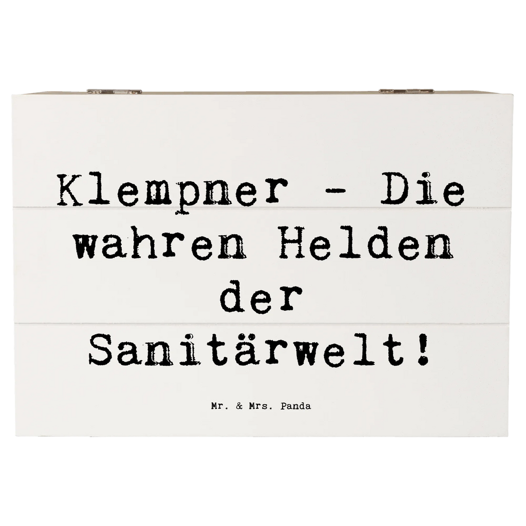 Holzkiste Spruch Klempner Helden Schatulle, Schatzkiste, Erinnerungsbox, XXL, Holzkiste, Geschenkbox, Erinnerungskiste, Truhe, Geschenkdose, Aufbewahrungsbox, Kiste, Dekokiste, Beruf, Ausbildung, Jubiläum, Abschied, Rente, Kollege, Kollegin, Geschenk, Schenken, Arbeitskollege, Mitarbeiter, Firma, Danke, Dankeschön