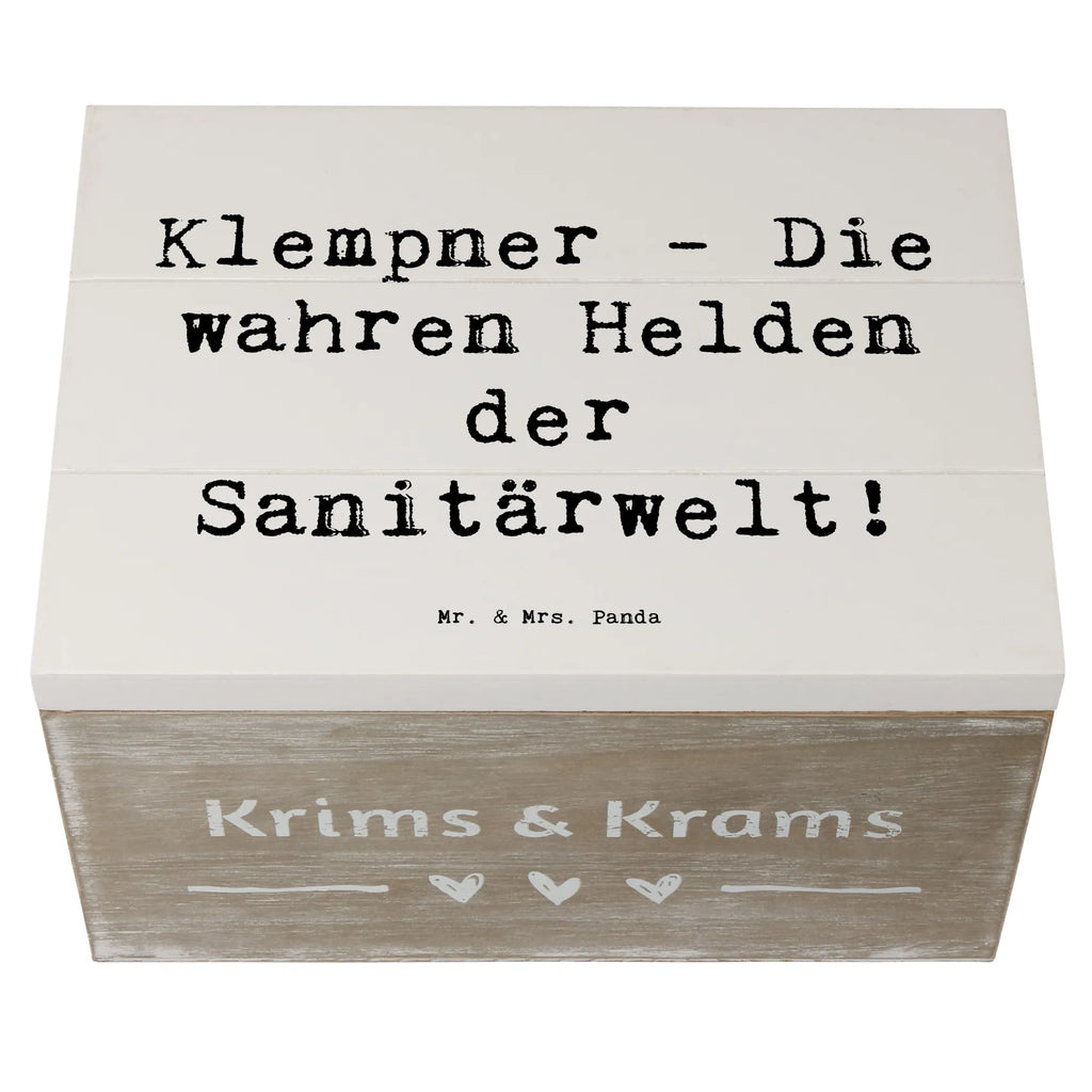 Holzkiste Spruch Klempner Helden Schatulle, Schatzkiste, Erinnerungsbox, XXL, Holzkiste, Geschenkbox, Erinnerungskiste, Truhe, Geschenkdose, Aufbewahrungsbox, Kiste, Dekokiste, Beruf, Ausbildung, Jubiläum, Abschied, Rente, Kollege, Kollegin, Geschenk, Schenken, Arbeitskollege, Mitarbeiter, Firma, Danke, Dankeschön