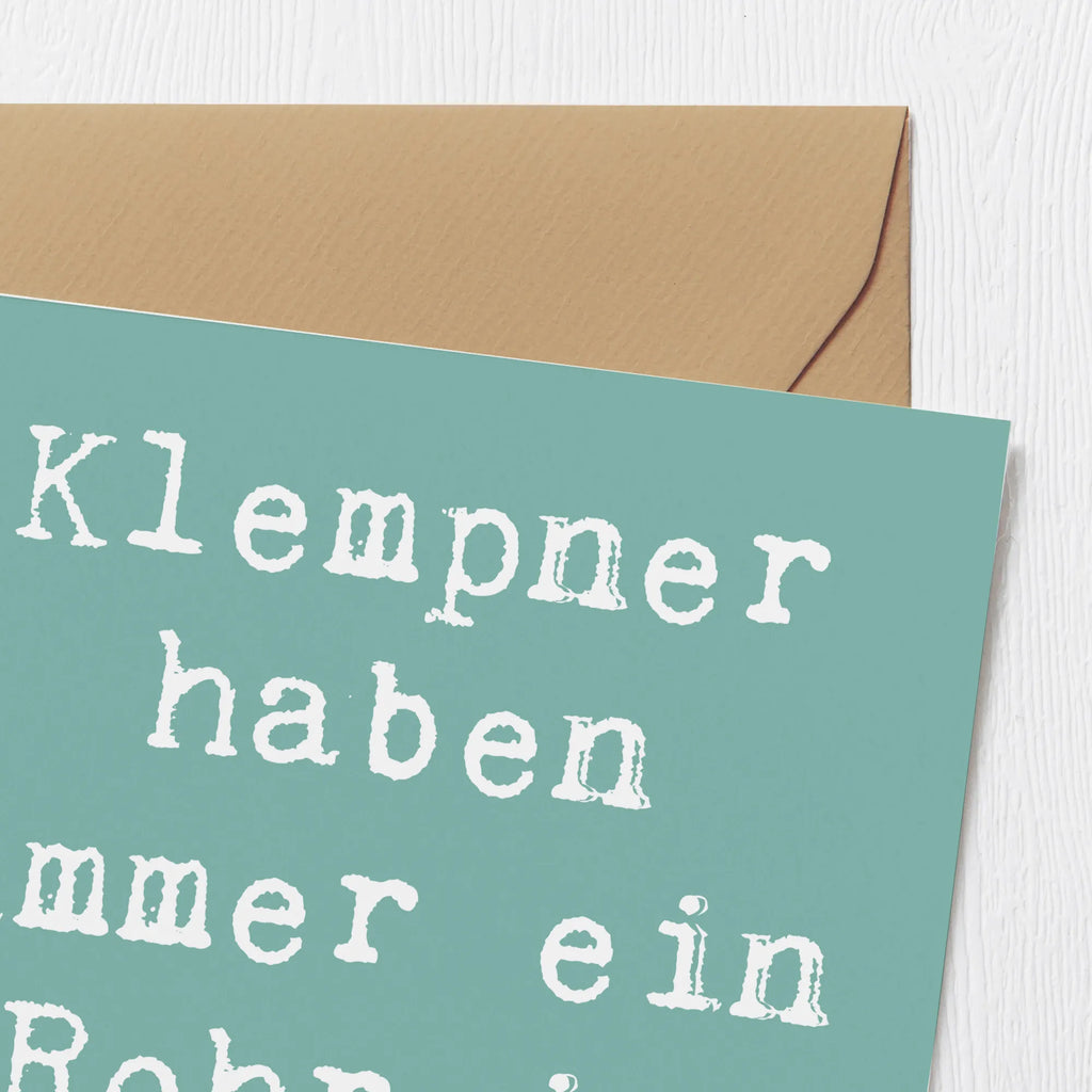 Deluxe Karte Spruch Klempner Helden Hochzeitskarte, Geburtstagskarte, Einladungskarte, Karte, Glückwunschkarte, Klappkarte, Hochwertige Klappkarte, Hochwertige Grußkarte, Grußkarte, Beruf, Ausbildung, Jubiläum, Abschied, Rente, Kollege, Kollegin, Geschenk, Schenken, Arbeitskollege, Mitarbeiter, Firma, Danke, Dankeschön