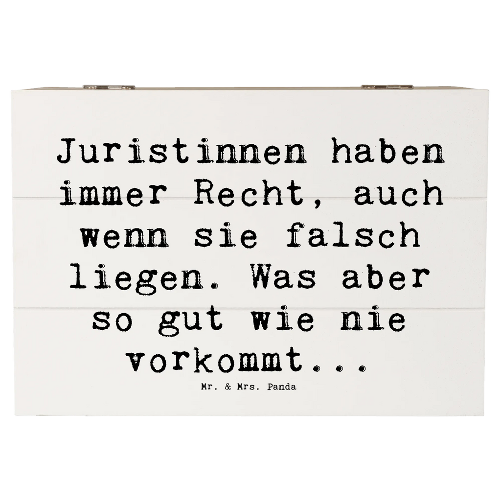 Wooden chest Saying Juristinnen haben immer Recht, auch wenn sie falsch liegen. Was aber so gut wie nie vorkommt... Truhe, Schatulle, Erinnerungsbox, Geschenkdose, Kiste, Holzkiste, Aufbewahrungsbox, XXL, Erinnerungskiste, Dekokiste, Schatzkiste, Geschenkbox, Beruf, Ausbildung, Jubiläum, Abschied, Rente, Kollege, Kollegin, Geschenk, Schenken, Arbeitskollege, Mitarbeiter, Firma, Danke, Dankeschön
