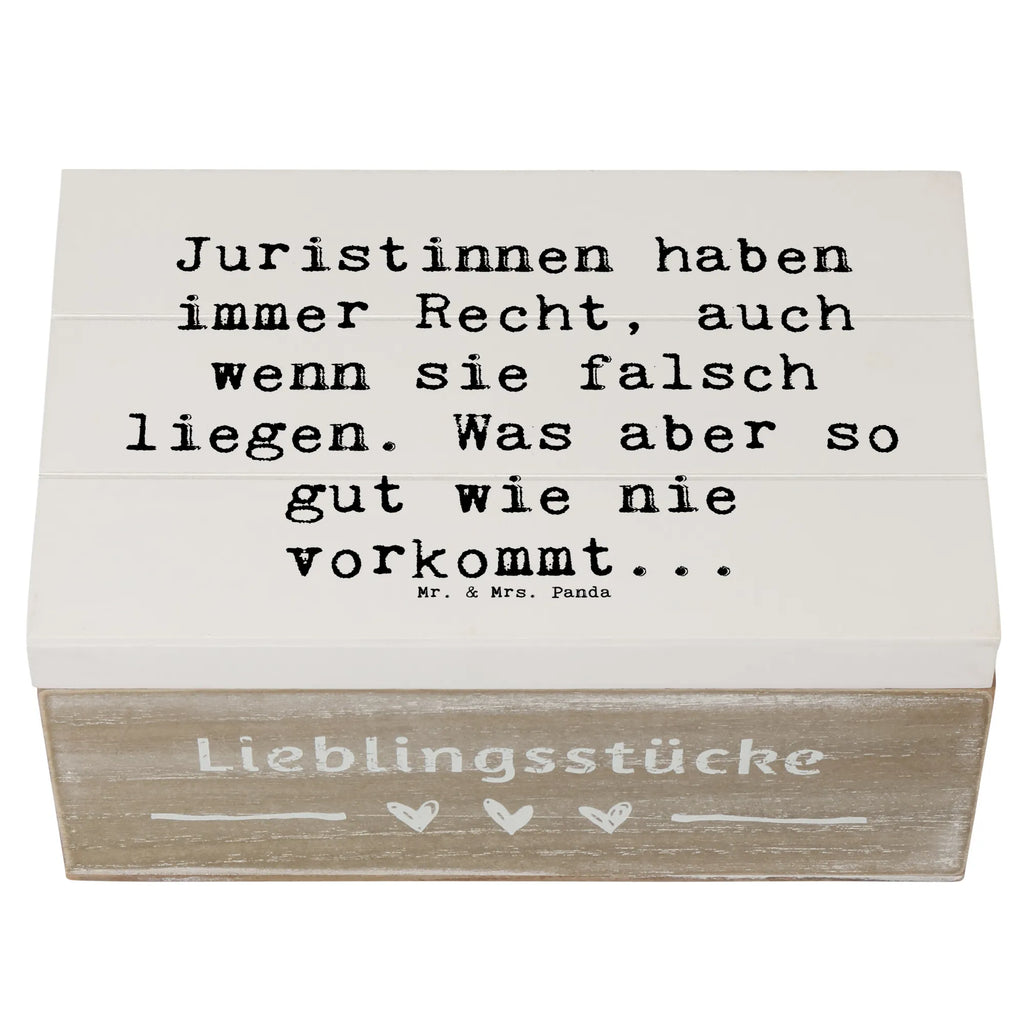 Wooden chest Saying Juristinnen haben immer Recht, auch wenn sie falsch liegen. Was aber so gut wie nie vorkommt... Truhe, Schatulle, Erinnerungsbox, Geschenkdose, Kiste, Holzkiste, Aufbewahrungsbox, XXL, Erinnerungskiste, Dekokiste, Schatzkiste, Geschenkbox, Beruf, Ausbildung, Jubiläum, Abschied, Rente, Kollege, Kollegin, Geschenk, Schenken, Arbeitskollege, Mitarbeiter, Firma, Danke, Dankeschön
