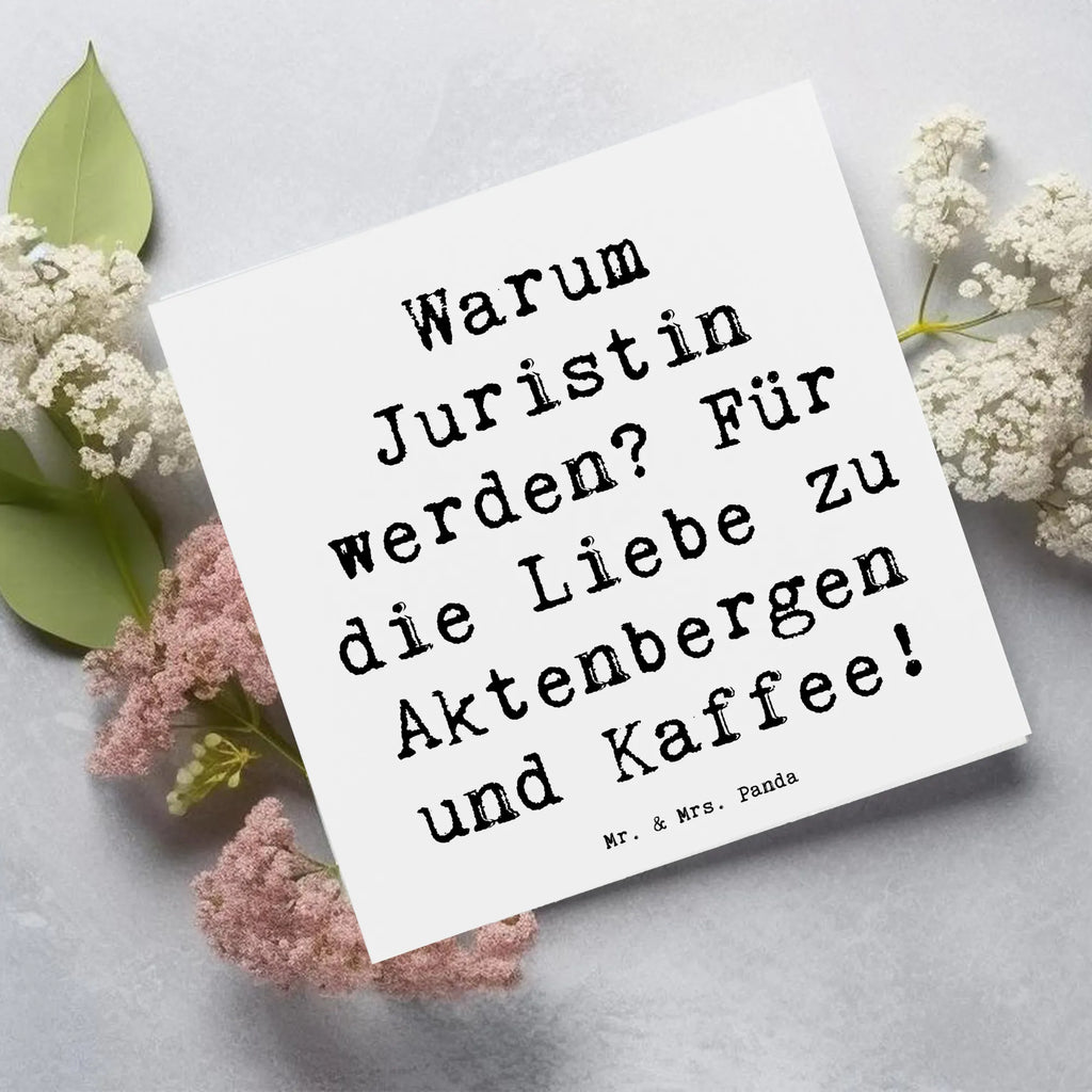 Deluxe Karte Spruch Juristin Liebe Grußkarte, Geburtstagskarte, Einladungskarte, Karte, Hochwertige Grußkarte, Hochwertige Klappkarte, Glückwunschkarte, Hochzeitskarte, Klappkarte, Beruf, Ausbildung, Jubiläum, Abschied, Rente, Kollege, Kollegin, Geschenk, Schenken, Arbeitskollege, Mitarbeiter, Firma, Danke, Dankeschön