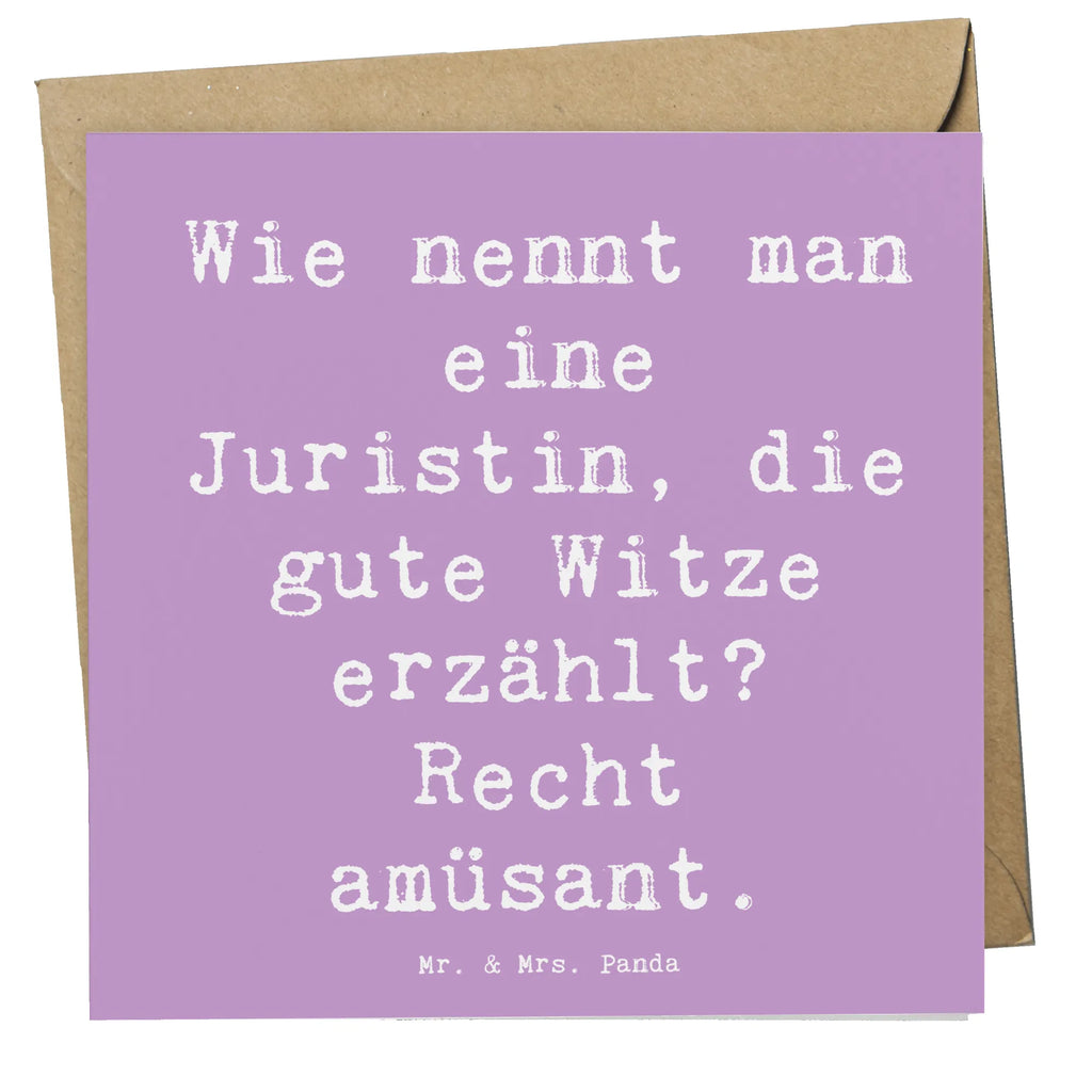 Deluxe Karte Spruch Juristin Humor Hochzeitskarte, Einladungskarte, Klappkarte, Grußkarte, Geburtstagskarte, Karte, Glückwunschkarte, Hochwertige Grußkarte, Hochwertige Klappkarte, Beruf, Ausbildung, Jubiläum, Abschied, Rente, Kollege, Kollegin, Geschenk, Schenken, Arbeitskollege, Mitarbeiter, Firma, Danke, Dankeschön