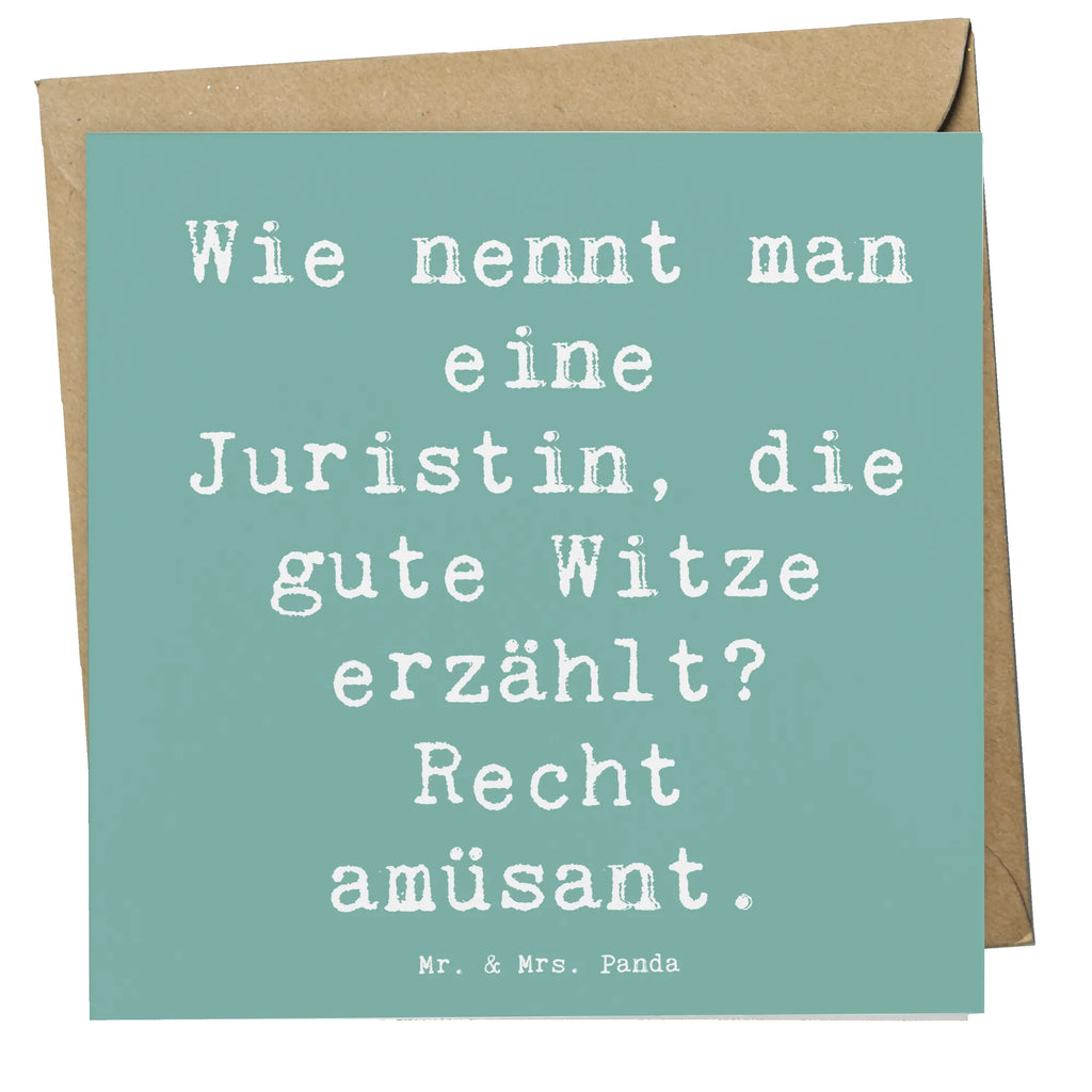 Deluxe Karte Spruch Juristin Humor Hochzeitskarte, Einladungskarte, Klappkarte, Grußkarte, Geburtstagskarte, Karte, Glückwunschkarte, Hochwertige Grußkarte, Hochwertige Klappkarte, Beruf, Ausbildung, Jubiläum, Abschied, Rente, Kollege, Kollegin, Geschenk, Schenken, Arbeitskollege, Mitarbeiter, Firma, Danke, Dankeschön
