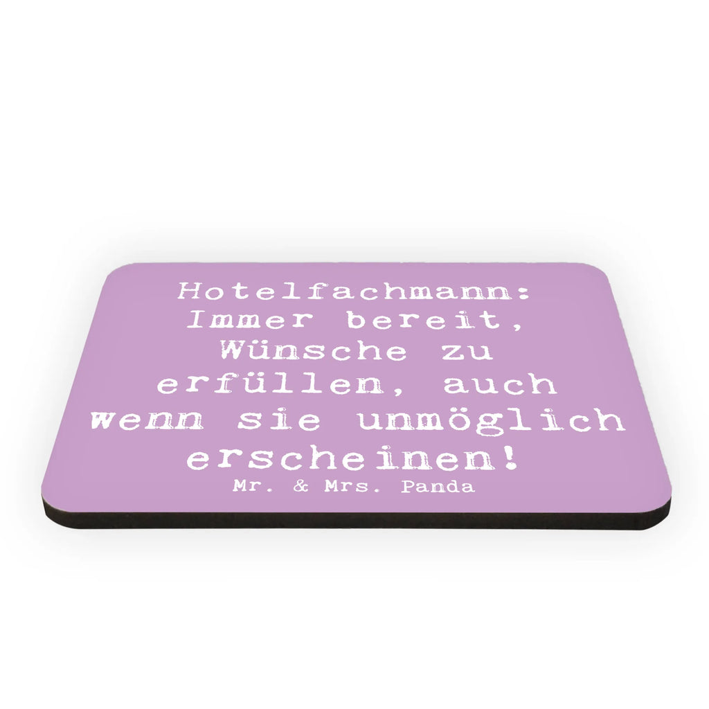 Magnet Spruch Hotelfachmann: Immer bereit, Wünsche zu erfüllen, auch wenn sie unmöglich erscheinen! Pinnwandmagnet, Dekomagnet, Notiz Magnet, Kühlschrankmagnet, Motivmagnete, Kühlschrank Dekoration, Souvenir Magnet, Whiteboard Magnet, Beruf, Ausbildung, Jubiläum, Abschied, Rente, Kollege, Kollegin, Geschenk, Schenken, Arbeitskollege, Mitarbeiter, Firma, Danke, Dankeschön