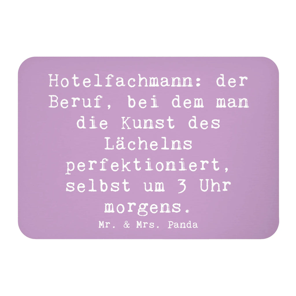 Magnet Saying Hotelfachmann: der Beruf, bei dem man die Kunst des Lächelns perfektioniert, selbst um 3 Uhr morgens. Kühlschrankmagnet, Motivmagnete, Pinnwandmagnet, Dekomagnet, Notiz Magnet, Whiteboard Magnet, Kühlschrank Dekoration, Souvenir Magnet, Beruf, Ausbildung, Jubiläum, Abschied, Rente, Kollege, Kollegin, Geschenk, Schenken, Arbeitskollege, Mitarbeiter, Firma, Danke, Dankeschön