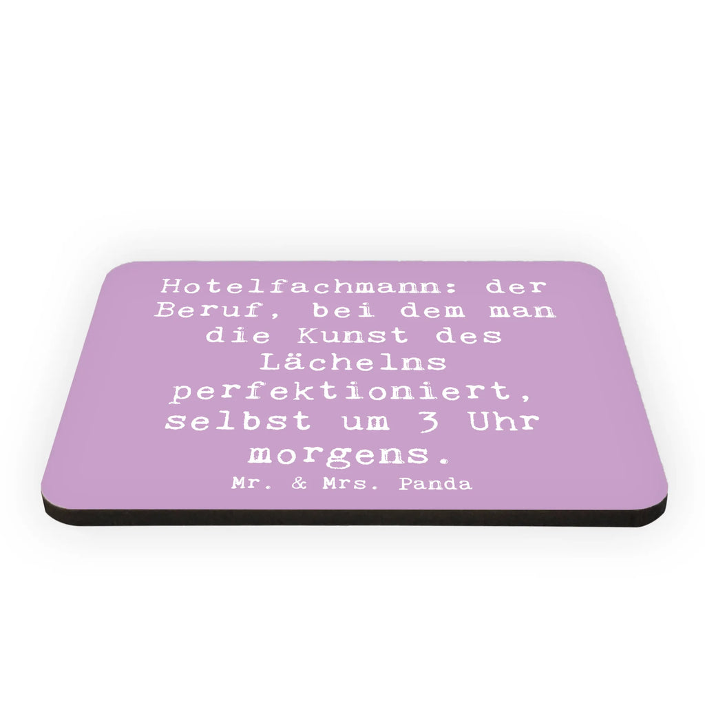 Magnet Saying Hotelfachmann: der Beruf, bei dem man die Kunst des Lächelns perfektioniert, selbst um 3 Uhr morgens. Kühlschrankmagnet, Motivmagnete, Pinnwandmagnet, Dekomagnet, Notiz Magnet, Whiteboard Magnet, Kühlschrank Dekoration, Souvenir Magnet, Beruf, Ausbildung, Jubiläum, Abschied, Rente, Kollege, Kollegin, Geschenk, Schenken, Arbeitskollege, Mitarbeiter, Firma, Danke, Dankeschön
