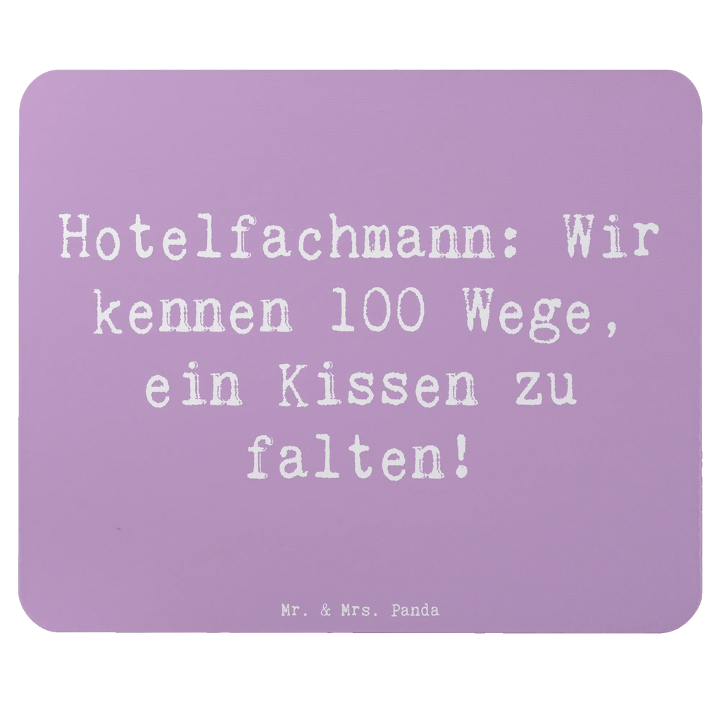 Mouse mat Saying Hotelfachmann: Wir kennen 100 Wege, ein Kissen zu falten! Computer zubehör, Büroausstattung, Einzigartiges Mauspad, PC Zubehör, Mauspad Büro, Mauspad, Arbeitszimmer, Mousepad, Mausunterlage, Designer Mauspad, Beruf, Ausbildung, Jubiläum, Abschied, Rente, Kollege, Kollegin, Geschenk, Schenken, Arbeitskollege, Mitarbeiter, Firma, Danke, Dankeschön