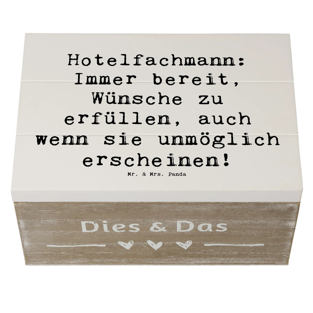 Holzkiste Spruch Hotelfachmann: Immer bereit, Wünsche zu erfüllen, auch wenn sie unmöglich erscheinen! Erinnerungskiste, Geschenkdose, Kiste, Schatzkiste, Geschenkbox, Erinnerungsbox, Truhe, XXL, Schatulle, Dekokiste, Holzkiste, Aufbewahrungsbox, Beruf, Ausbildung, Jubiläum, Abschied, Rente, Kollege, Kollegin, Geschenk, Schenken, Arbeitskollege, Mitarbeiter, Firma, Danke, Dankeschön