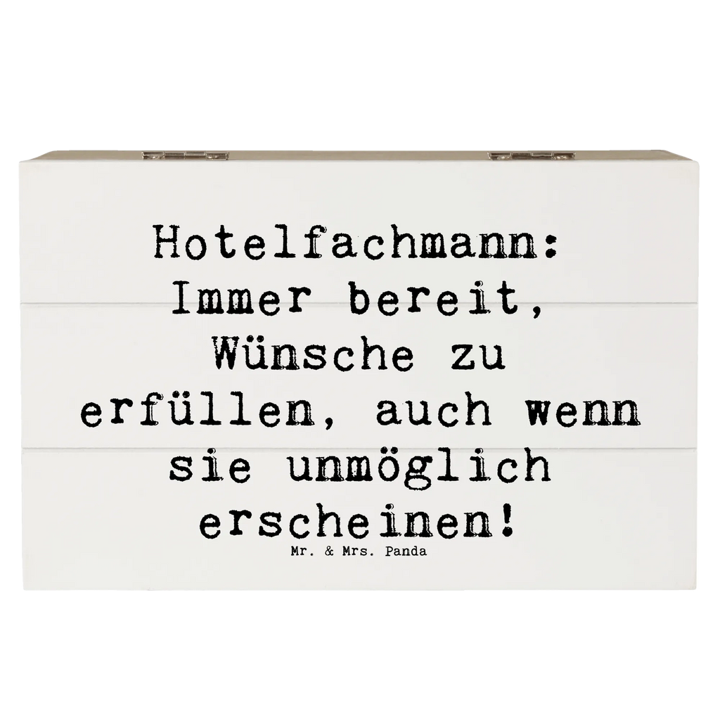Holzkiste Spruch Hotelfachmann: Immer bereit, Wünsche zu erfüllen, auch wenn sie unmöglich erscheinen! Erinnerungskiste, Geschenkdose, Kiste, Schatzkiste, Geschenkbox, Erinnerungsbox, Truhe, XXL, Schatulle, Dekokiste, Holzkiste, Aufbewahrungsbox, Beruf, Ausbildung, Jubiläum, Abschied, Rente, Kollege, Kollegin, Geschenk, Schenken, Arbeitskollege, Mitarbeiter, Firma, Danke, Dankeschön