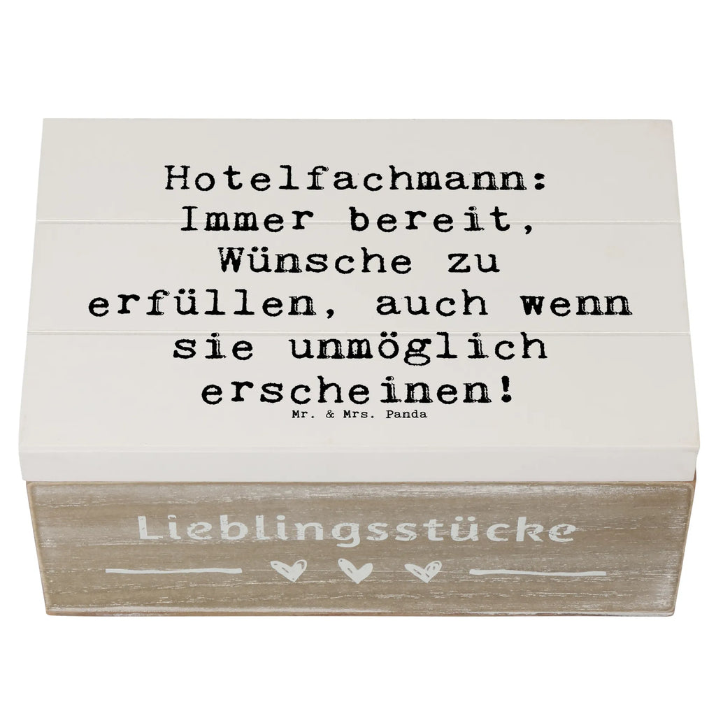 Holzkiste Spruch Hotelfachmann: Immer bereit, Wünsche zu erfüllen, auch wenn sie unmöglich erscheinen! Erinnerungskiste, Geschenkdose, Kiste, Schatzkiste, Geschenkbox, Erinnerungsbox, Truhe, XXL, Schatulle, Dekokiste, Holzkiste, Aufbewahrungsbox, Beruf, Ausbildung, Jubiläum, Abschied, Rente, Kollege, Kollegin, Geschenk, Schenken, Arbeitskollege, Mitarbeiter, Firma, Danke, Dankeschön