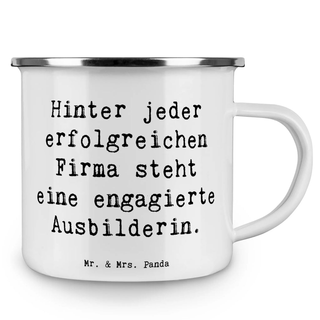 Enamel camping mug Saying Hinter jeder erfolgreichen Firma steht eine engagierte Ausbilderin. Outdoor Tasse, Blechtasse Outdoor, Emaille Tasse Camping, Emaille Becher, Campingtassen, Outdoor Becher, Emaille Tasse, Camping Becher Edelstahl, Metalltasse, Emaille Tassen, Metalltasse für Camping, Camping Tasse Metall, Emaille Campingbecher, Trinkbecher, Edelstahl Trinkbecher, Camping Tassen, Campingtasse, Camping Tassen Emaille, Tasse Camping, Camping Tasse Emaille, Emaille Becher Camping, Kaffee Blechtasse, Metall Tasse, Blechtasse, Tasse Emaille, Emaille Trinkbecher, Blechtassen, Campingbecher, Camping Becher, Emailletasse, Beruf, Ausbildung, Jubiläum, Abschied, Rente, Kollege, Kollegin, Geschenk, Schenken, Arbeitskollege, Mitarbeiter, Firma, Danke, Dankeschön
