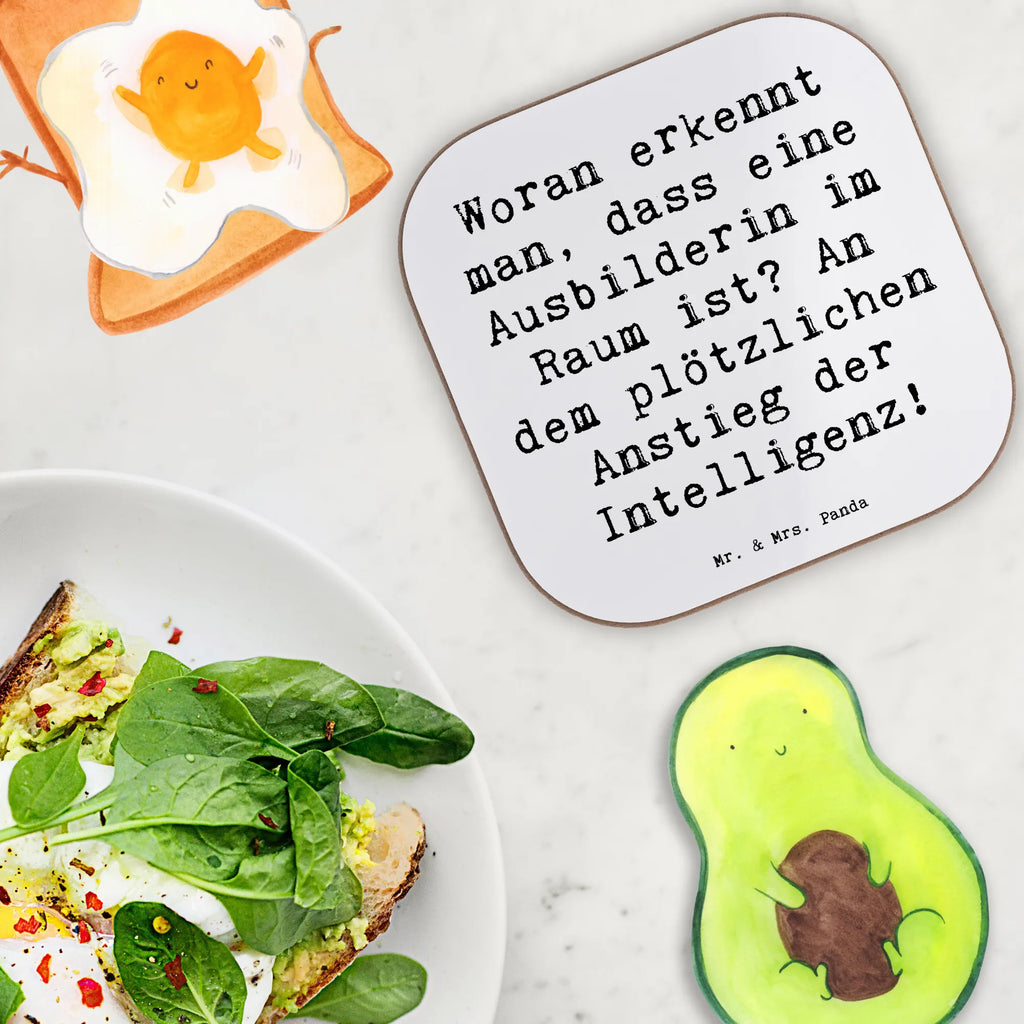 Untersetzer Spruch Woran erkennt man, dass eine Ausbilderin im Raum ist? An dem plötzlichen Anstieg der Intelligenz! Untersetzer für Gläser, Tassen Untersetzer, Untersetzer Holz, Untersetzer Design, Holzuntersetzer, Glasuntersetzer, Untersetzer, Untersetzer Gläser, Untersetzer aus Holz, Bierdeckel, Korkuntersetzer, Getränkeuntersetzer, Beruf, Ausbildung, Jubiläum, Abschied, Rente, Kollege, Kollegin, Geschenk, Schenken, Arbeitskollege, Mitarbeiter, Firma, Danke, Dankeschön