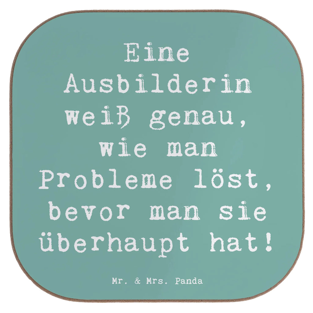 Untersetzer Spruch Eine Ausbilderin weiß genau, wie man Probleme löst, bevor man sie überhaupt hat! Untersetzer, Untersetzer Holz, Glasuntersetzer, Untersetzer Gläser, Korkuntersetzer, Untersetzer aus Holz, Untersetzer Design, Untersetzer für Gläser, Getränkeuntersetzer, Bierdeckel, Tassen Untersetzer, Holzuntersetzer, Beruf, Ausbildung, Jubiläum, Abschied, Rente, Kollege, Kollegin, Geschenk, Schenken, Arbeitskollege, Mitarbeiter, Firma, Danke, Dankeschön
