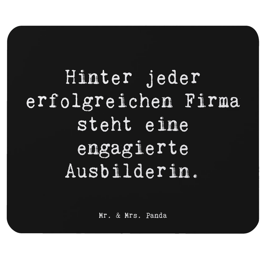 Mauspad Spruch Hinter jeder erfolgreichen Firma steht eine engagierte Ausbilderin. Büroausstattung, Mauspad, Computer, Mausmatte, Bürobedarf, Mausunterlage, Lernen, Schenken, PC Zubehör, Home Office, Mauspad Büro, Arbeitszimmer, Designer Mauspad, Laptop, Mousepad, Einzigartiges Mauspad, Computer zubehör, Geschenk, Jubiläum, Danke, Dankeschön, Beruf, Ausbildung, Abschied, Rente, Kollege, Kollegin, Arbeitskollege, Mitarbeiter, Firma