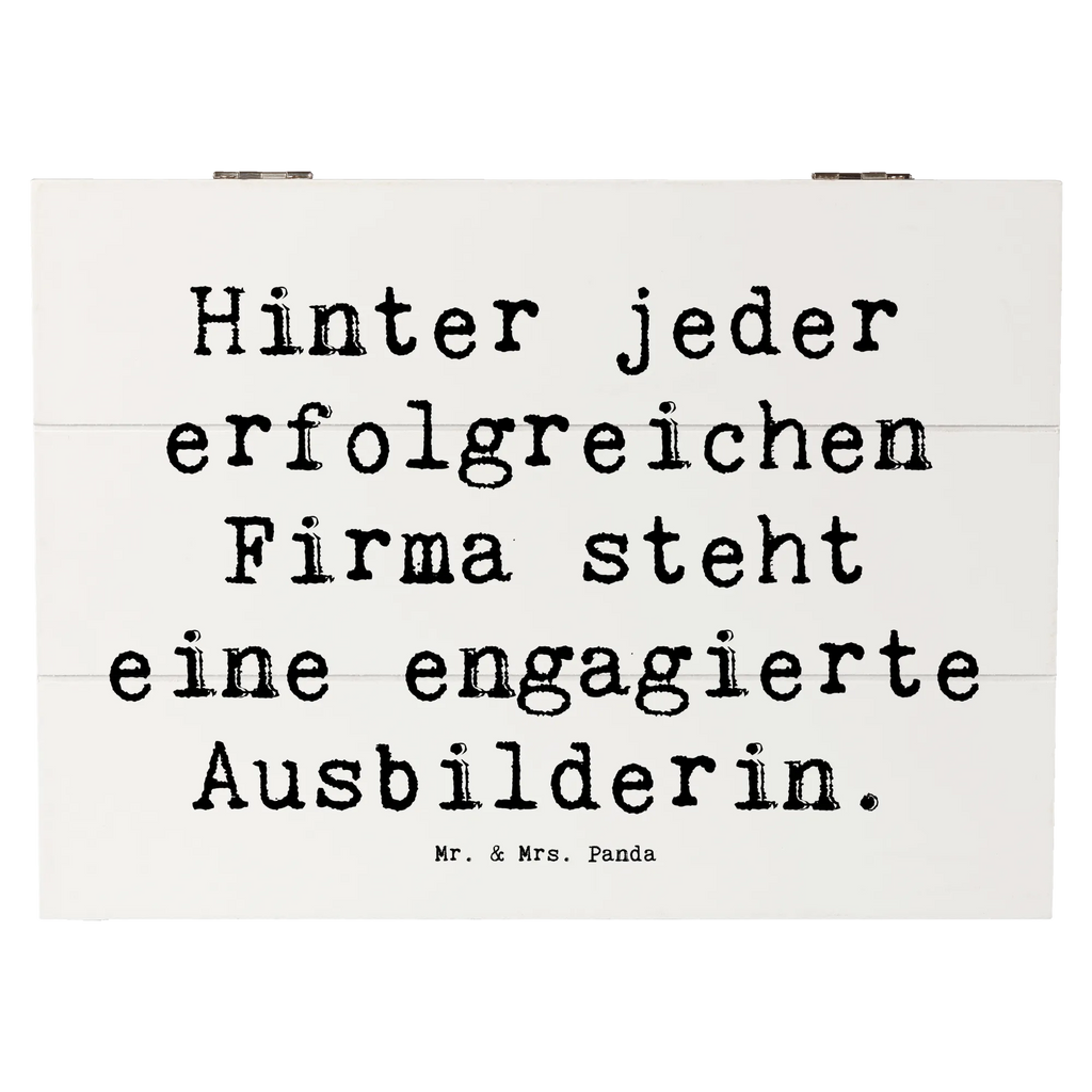 Wooden chest Saying Hinter jeder erfolgreichen Firma steht eine engagierte Ausbilderin. Truhe, Dekokiste, Erinnerungsbox, Erinnerungskiste, XXL, Aufbewahrungsbox, Geschenkbox, Holzkiste, Kiste, Schatzkiste, Geschenkdose, Schatulle, Beruf, Ausbildung, Jubiläum, Abschied, Rente, Kollege, Kollegin, Geschenk, Schenken, Arbeitskollege, Mitarbeiter, Firma, Danke, Dankeschön