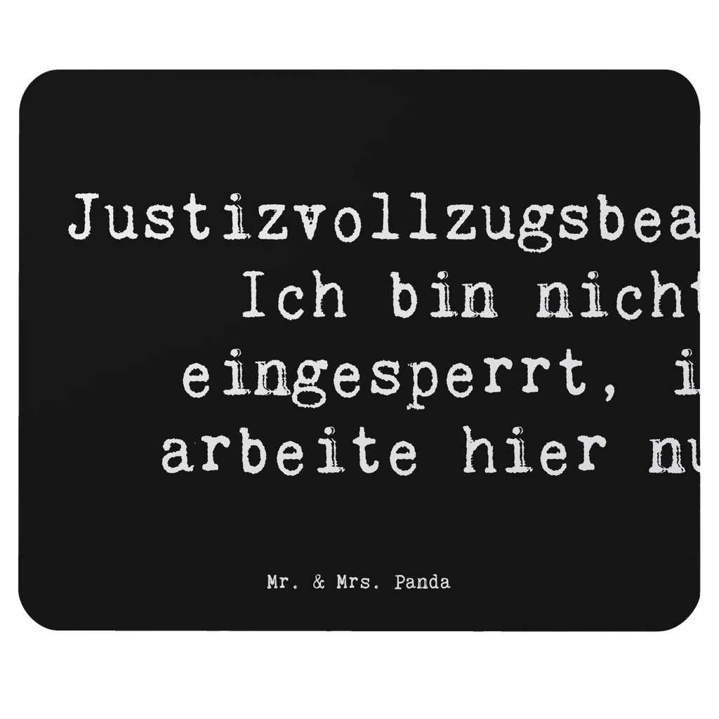 Mouse mat Saying Justizvollzugsbeamter: Ich bin nicht eingesperrt, ich arbeite hier nur! PC Zubehör, Designer Mauspad, Mousepad, Einzigartiges Mauspad, Computer zubehör, Mausunterlage, Arbeitszimmer, Mauspad, Mauspad Büro, Büroausstattung, Beruf, Ausbildung, Jubiläum, Abschied, Rente, Kollege, Kollegin, Geschenk, Schenken, Arbeitskollege, Mitarbeiter, Firma, Danke, Dankeschön