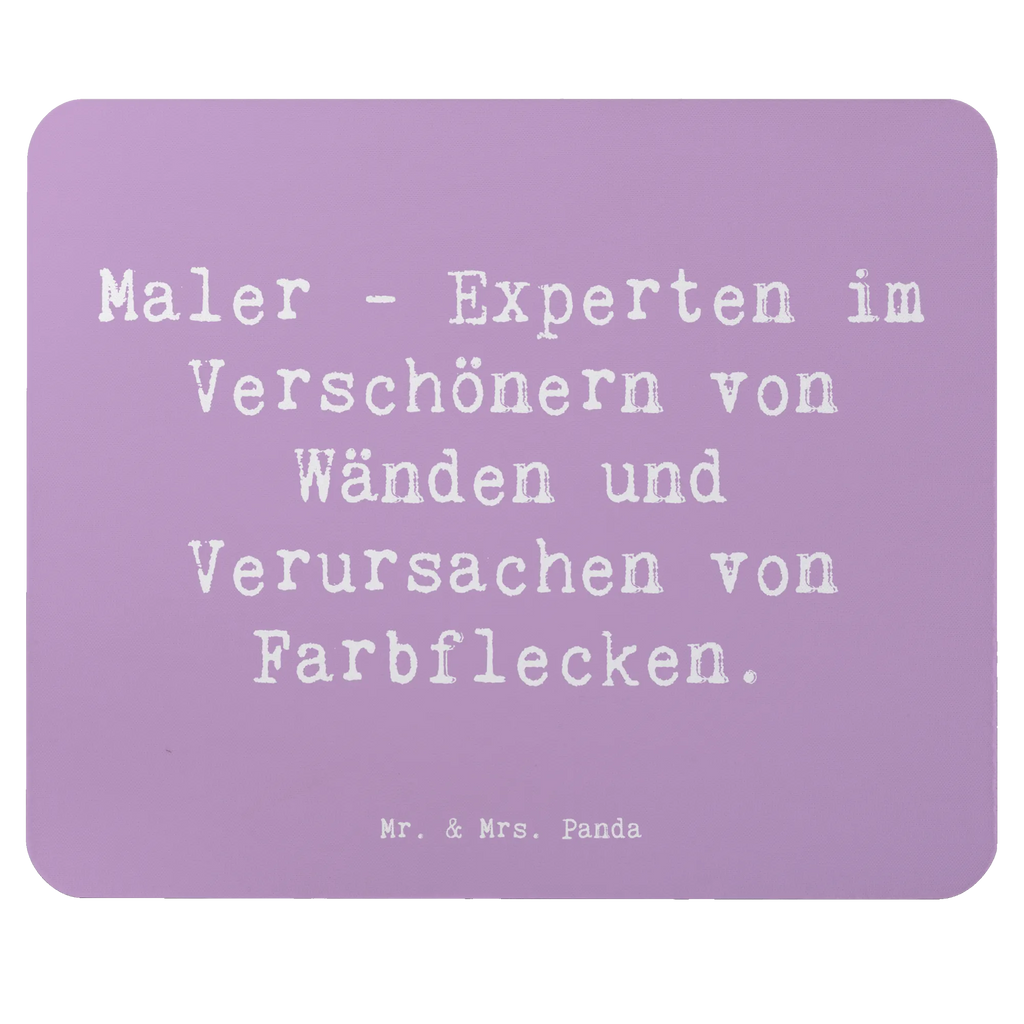 Mouse mat Saying Maler - Experten im Verschönern von Wänden und Verursachen von Farbflecken. Mauspad Büro, Mousepad, Mauspad, PC Zubehör, Mausunterlage, Büroausstattung, Arbeitszimmer, Designer Mauspad, Einzigartiges Mauspad, Computer zubehör, Beruf, Ausbildung, Jubiläum, Abschied, Rente, Kollege, Kollegin, Geschenk, Schenken, Arbeitskollege, Mitarbeiter, Firma, Danke, Dankeschön