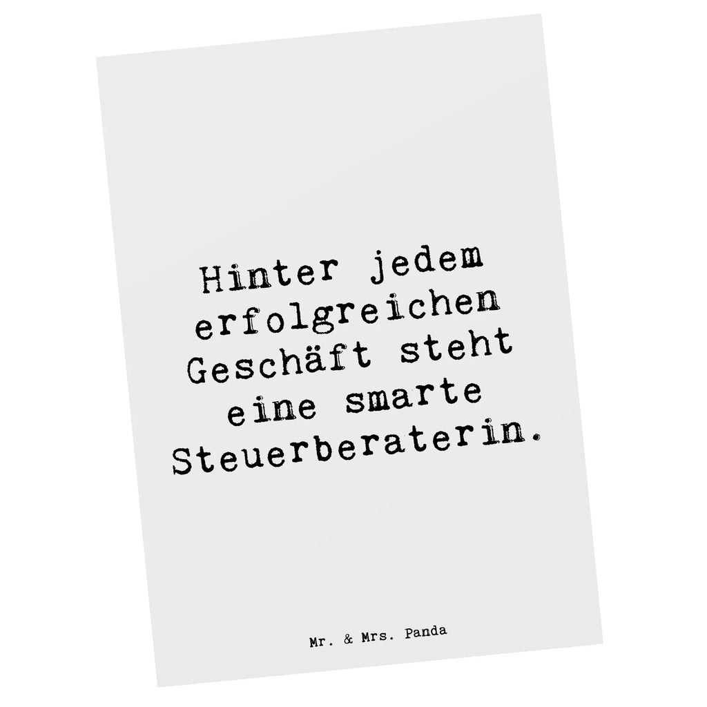 Postcard Saying Hinter jedem erfolgreichen Geschäft steht eine smarte Steuerberaterin. Geburtstagskarte, Dankeskarte, Geschenkkarte, Ansichtskarte, Postkarte, Ansichtskarten, Einladungskarten Geburtstag, Karte, Einladung, Grußkarte, Einladung Geburtstag, Einladungskarte, Beruf, Ausbildung, Jubiläum, Abschied, Rente, Kollege, Kollegin, Geschenk, Schenken, Arbeitskollege, Mitarbeiter, Firma, Danke, Dankeschön