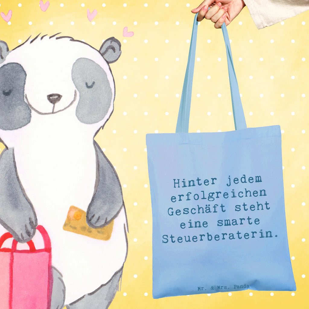 Tote bag Saying Hinter jedem erfolgreichen Geschäft steht eine smarte Steuerberaterin. Badetasche, Tragetasche, Umhängetasche, Stoffbeutel, Tasche, Laptoptasche, Einkaufstüte, Jutebeutel, Jutetasche, Beutel, Schultertasche, Shopper, Einkaufstasche, Strandtasche, Stofftasche, Beuteltasche, Beruf, Ausbildung, Jubiläum, Abschied, Rente, Kollege, Kollegin, Geschenk, Schenken, Arbeitskollege, Mitarbeiter, Firma, Danke, Dankeschön