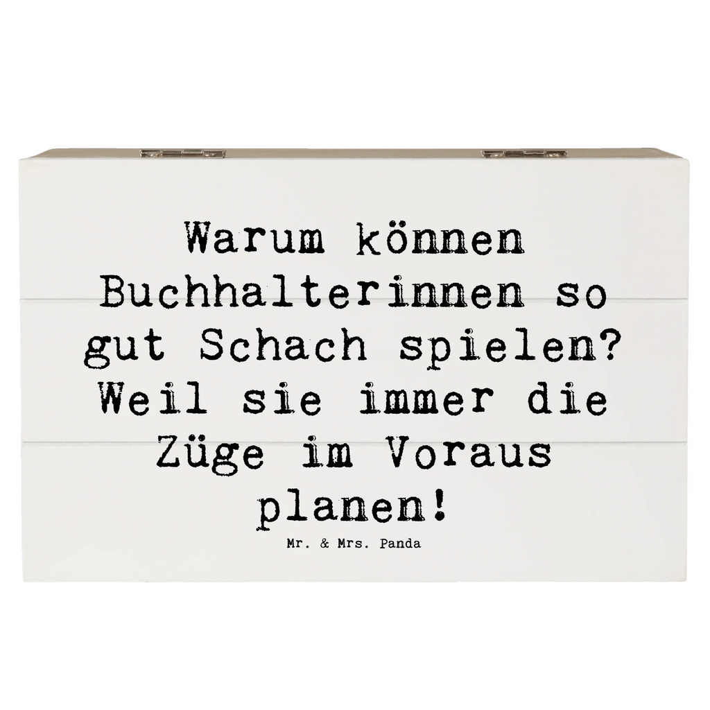Holzkiste Spruch Warum können Buchhalterinnen so gut Schach spielen? Weil sie immer die Züge im Voraus planen! Holzkiste, Aufbewahrungsbox, Kiste, Geschenkdose, Geschenkbox, Erinnerungskiste, Dekokiste, Schatzkiste, Schatulle, Truhe, XXL, Erinnerungsbox, Beruf, Ausbildung, Jubiläum, Abschied, Rente, Kollege, Kollegin, Geschenk, Schenken, Arbeitskollege, Mitarbeiter, Firma, Danke, Dankeschön