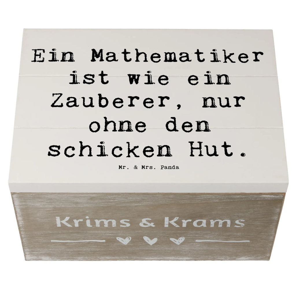 Holzkiste Spruch Ein Mathematiker ist wie ein Zauberer, nur ohne den schicken Hut. Geschenkdose, Geschenkbox, Schatzkiste, Truhe, Dekokiste, Aufbewahrungsbox, Holzkiste, XXL, Erinnerungskiste, Kiste, Erinnerungsbox, Schatulle, Beruf, Ausbildung, Jubiläum, Abschied, Rente, Kollege, Kollegin, Geschenk, Schenken, Arbeitskollege, Mitarbeiter, Firma, Danke, Dankeschön