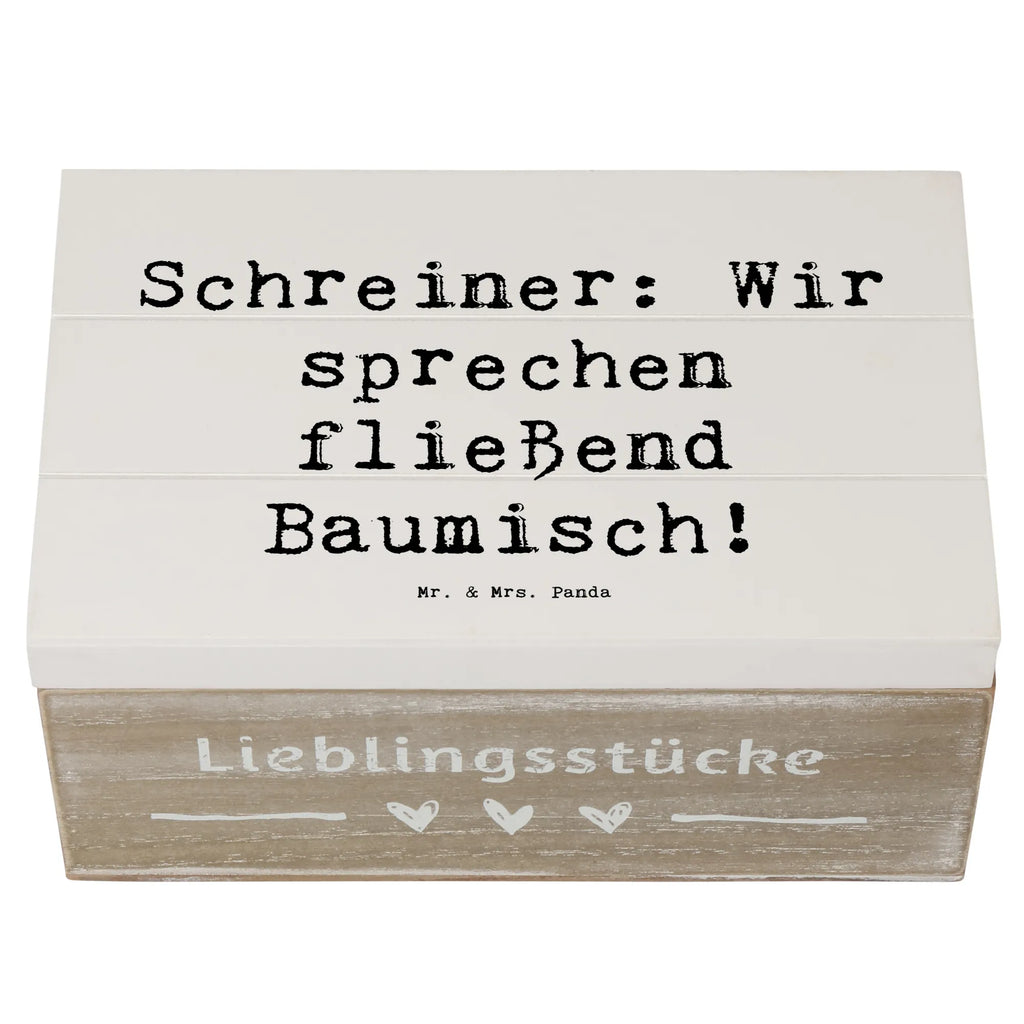 Holzkiste Spruch Schreiner: Wir sprechen fließend Baumisch! Holztruhe, aufbewahrungsboxen, Holzboxen, kiste holz, aufbewahrungskisten, truhe holz, Holzkiste, holzschachtel, holztruhen, Holzbox mit Deckel, aufbewahrungskiste mit deckel, holzschatulle, Holz Aufbewahrungsbox, aufbewahrungstruhe, Aufbewahrungskiste, Box aus Holz, Holzbox, Aufbewahrungsbox Holz, box holz, Schatulle, Holzkisten, Aufbewahrungsbox, Aufbewahrungsbox aus Holz, holzkästchen, Holzkiste mit Deckel, Geschenk, Danke, Dankeschön, Schenken, Beruf, Ausbildung, Abschied, Rente, Kollege, Kollegin, Arbeitskollege, Mitarbeiter, Jubiläum, Firma