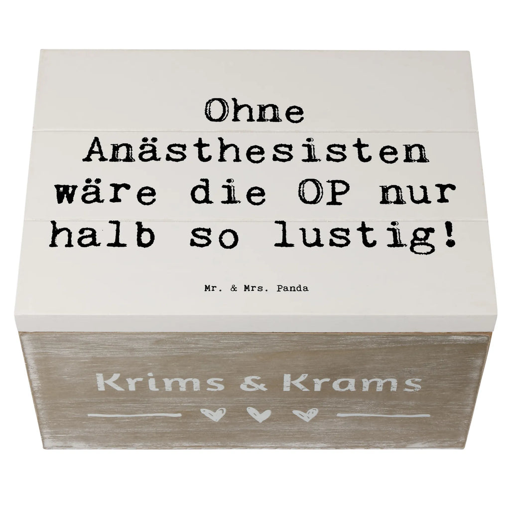 Holzkiste Spruch Ohne Anästhesisten wäre die OP nur halb so lustig! Erinnerungsbox, Aufbewahrungsbox, Holzkiste, Kiste, Truhe, Schatzkiste, Dekokiste, XXL, Erinnerungskiste, Geschenkbox, Schatulle, Geschenkdose, Beruf, Ausbildung, Jubiläum, Abschied, Rente, Kollege, Kollegin, Geschenk, Schenken, Arbeitskollege, Mitarbeiter, Firma, Danke, Dankeschön