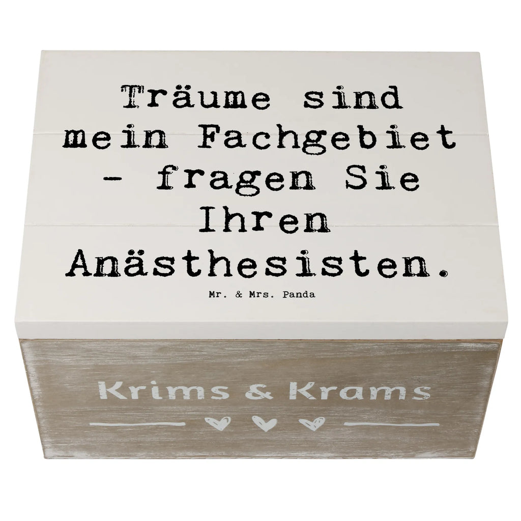 Holzkiste Spruch Träume sind mein Fachgebiet - fragen Sie Ihren Anästhesisten. Erinnerungsbox, Truhe, Aufbewahrungsbox, Schatzkiste, Geschenkbox, Geschenkdose, Schatulle, Dekokiste, Holzkiste, Kiste, Erinnerungskiste, XXL, Beruf, Ausbildung, Jubiläum, Abschied, Rente, Kollege, Kollegin, Geschenk, Schenken, Arbeitskollege, Mitarbeiter, Firma, Danke, Dankeschön